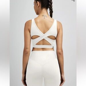 The Giving Movement Softskin100© Branded Tape Biker Shorts
And Sports Bra NWOT